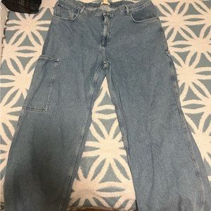 H&M Plus Utility Cargo Jeans